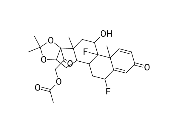 醋酸氟轻松 结构图
